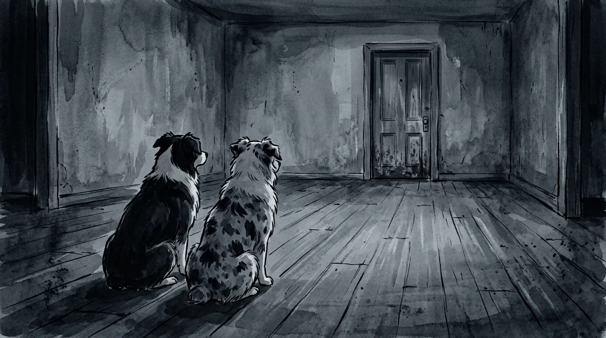 Original artwork for track 06: The Other Side of the Door