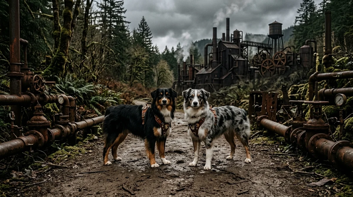 Original artwork for track 12: Let Sleeping Dogs Lie